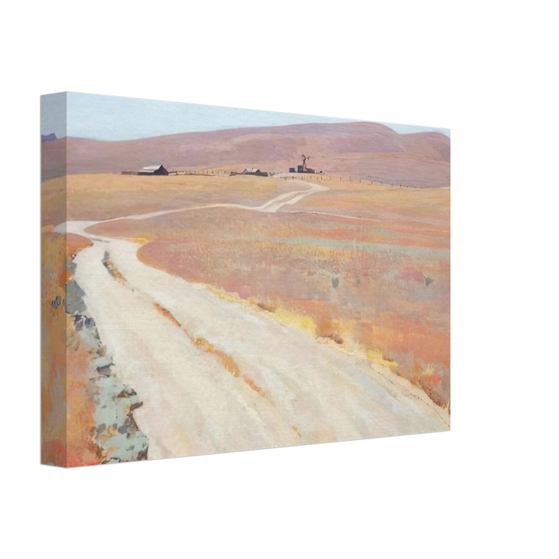 Maynard Dixon - ABANDONED RANCH 1935 Canvas - 70x100 cm / 28x40 inches-canvas