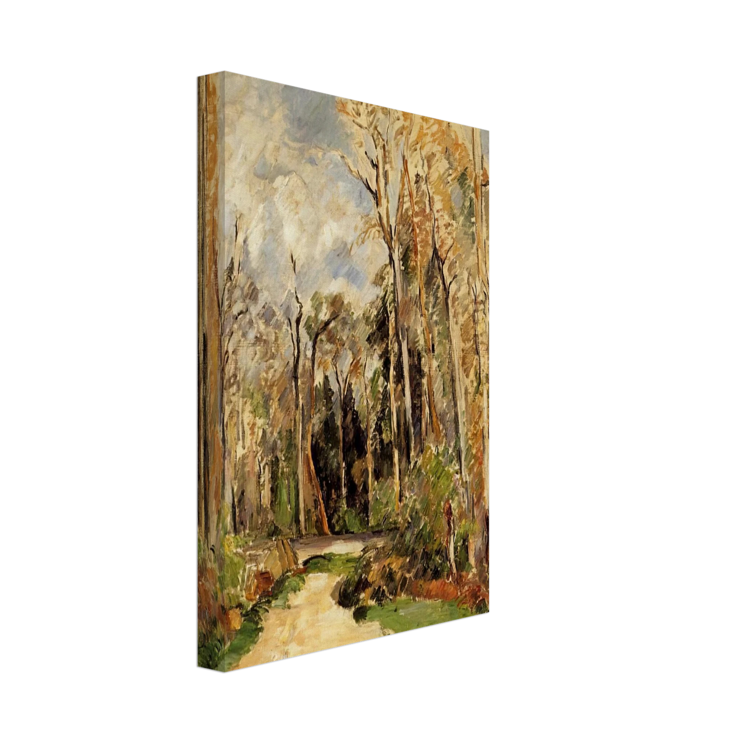 Paul Cezanne - Path at the Entrance to the Forest Canvas - 70x100 cm / 28x40 inches-canvas