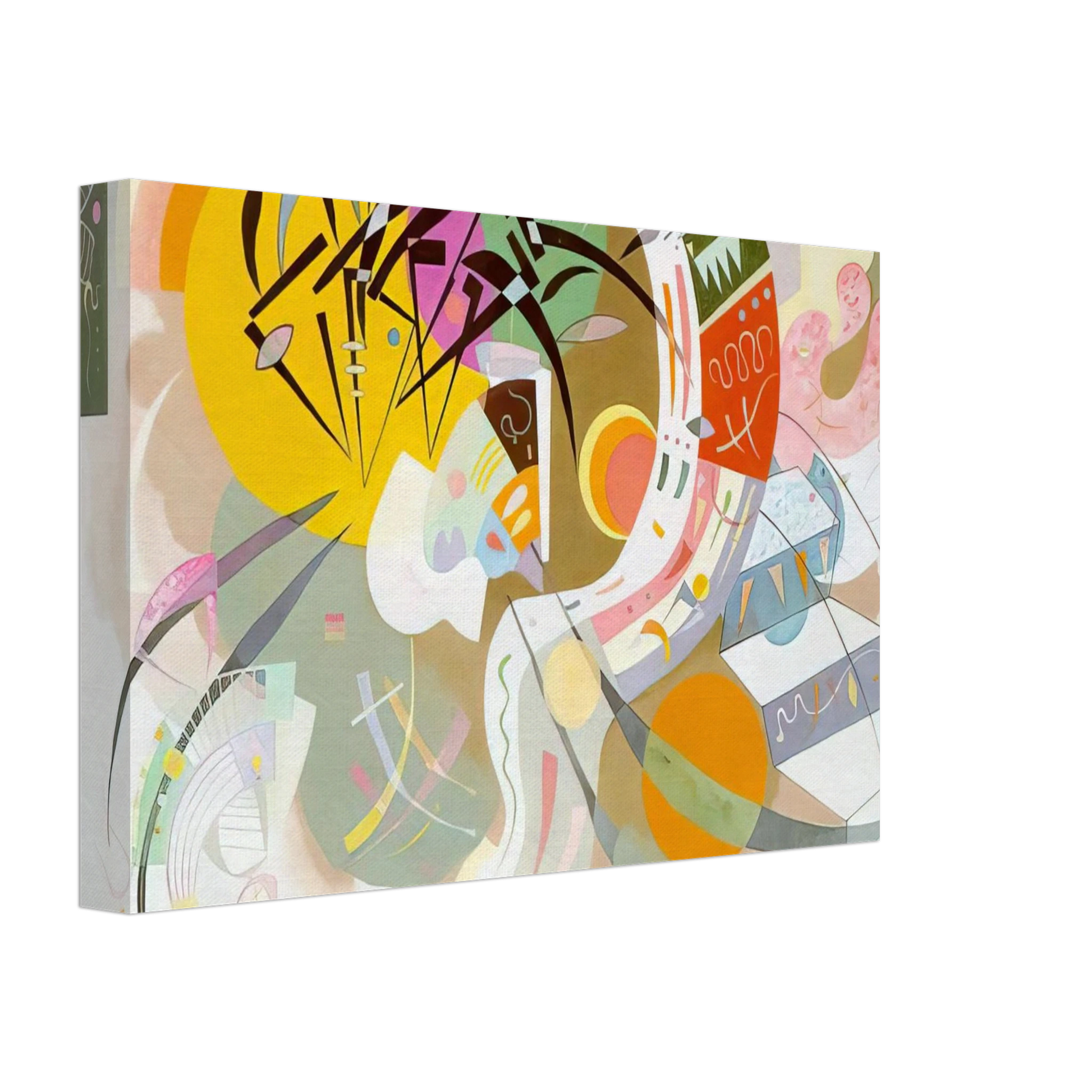 Wassily Kandinsky - DOMINANT CURVE 1936 Canvas - 70x100 cm / 28x40 inches-canvas