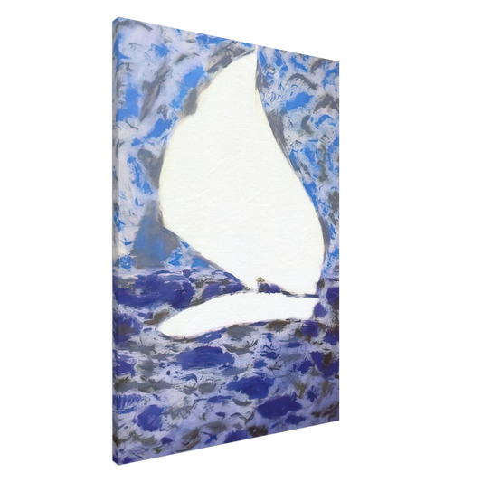 Milton Avery - Sail - 1958 Canvas - 20x30 cm / 8x12 inches-canvas