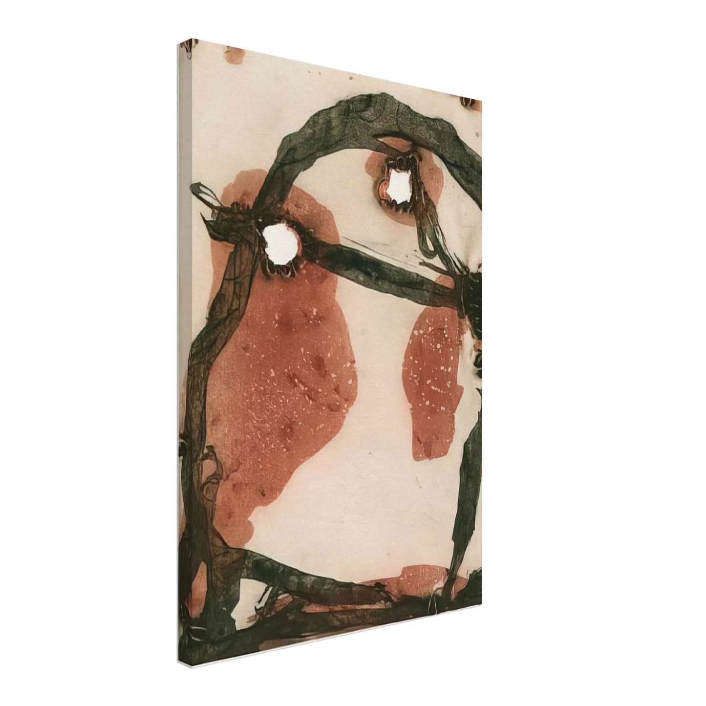 Emil Schumacher - 11975 - 1975 Canvas - 70x100 cm / 28x40 inches-canvas