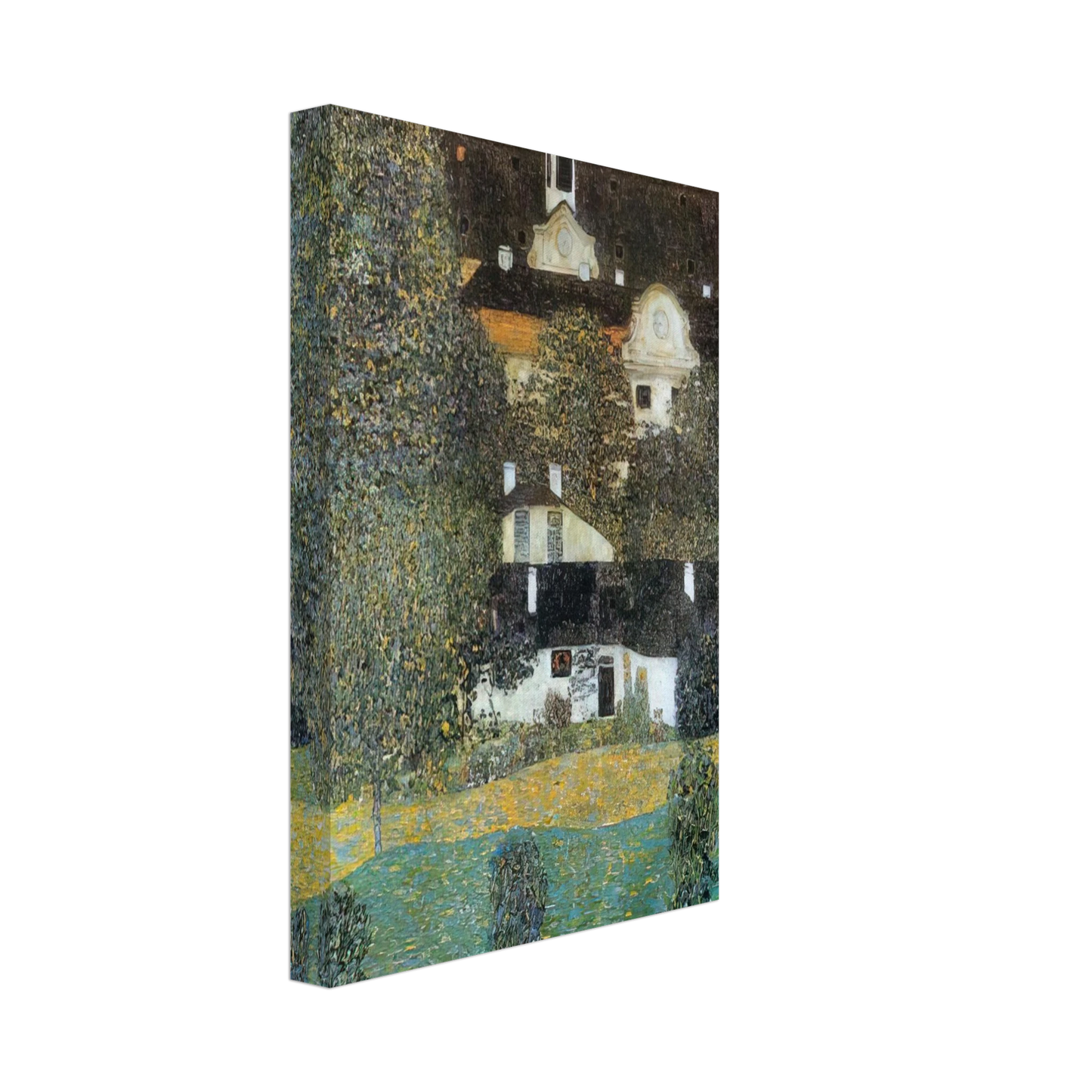 Gustav Klimt - SCHLOSS KAMMER AM ATTERSEE II 1909 Canvas - 40x60 cm / 16x24 inches-canvas