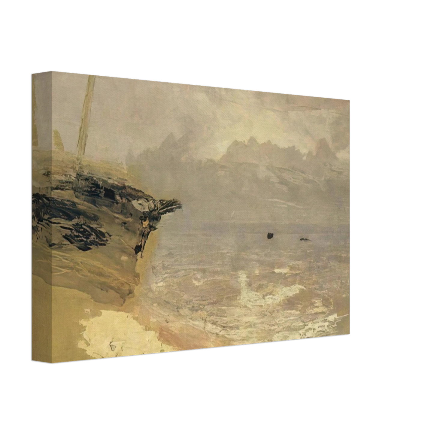 Arkhyp Kuindzhi - Sea. Gloomy Day Canvas - 70x100 cm / 28x40 inches-canvas