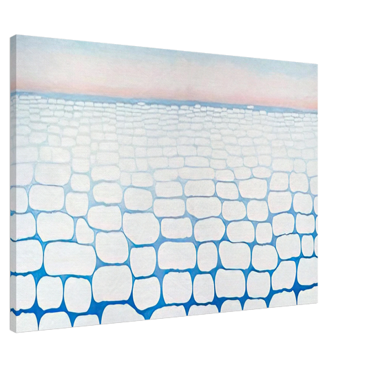 Georgia O'Keeffe - Sky Above Clouds IV Canvas - 20x30 cm / 8x12 inches-canvas