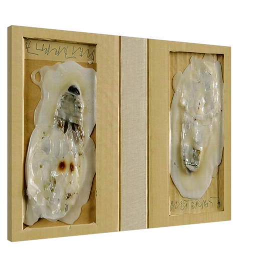 Dieter Roth - Snow - 1970 Canvas - 20x30 cm / 8x12 inches-canvas