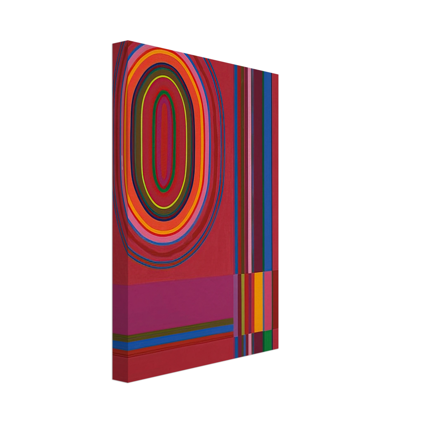 John Ferren - Red Rose - 1966 Canvas - 70x100 cm / 28x40 inches-canvas