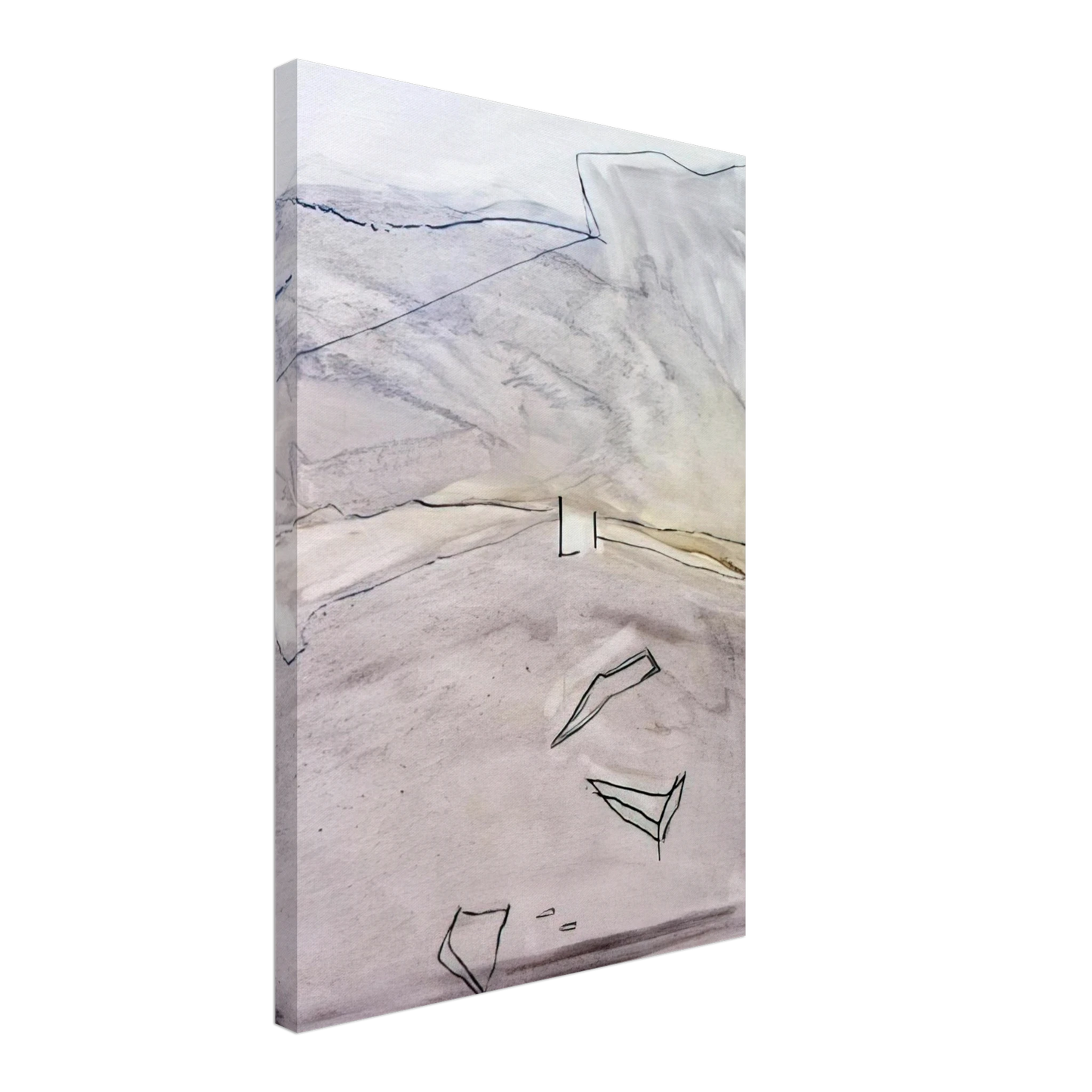 Ralston Crawford - Wait - 2006 Canvas - 70x100 cm / 28x40 inches-canvas