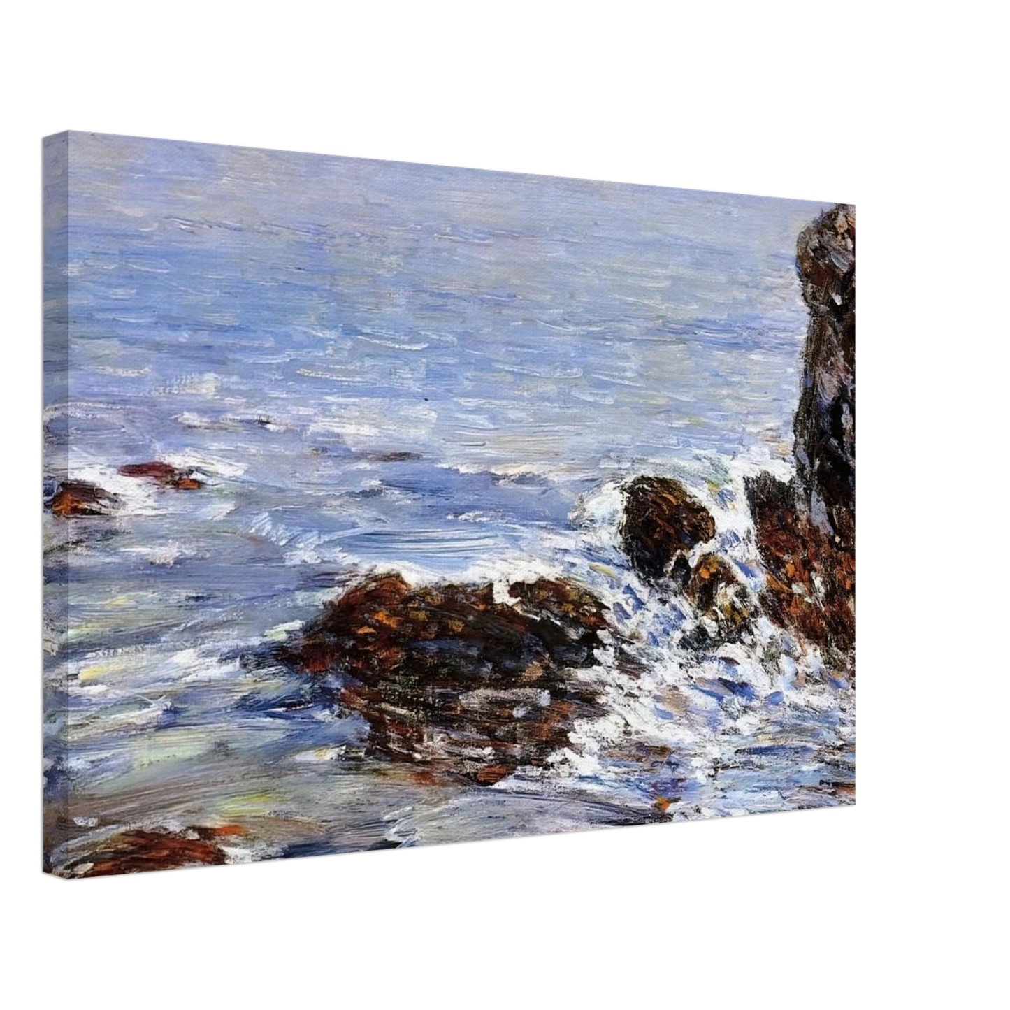 Childe Hassam - Seascape Canvas - 40x60 cm / 16x24 inches-canvas