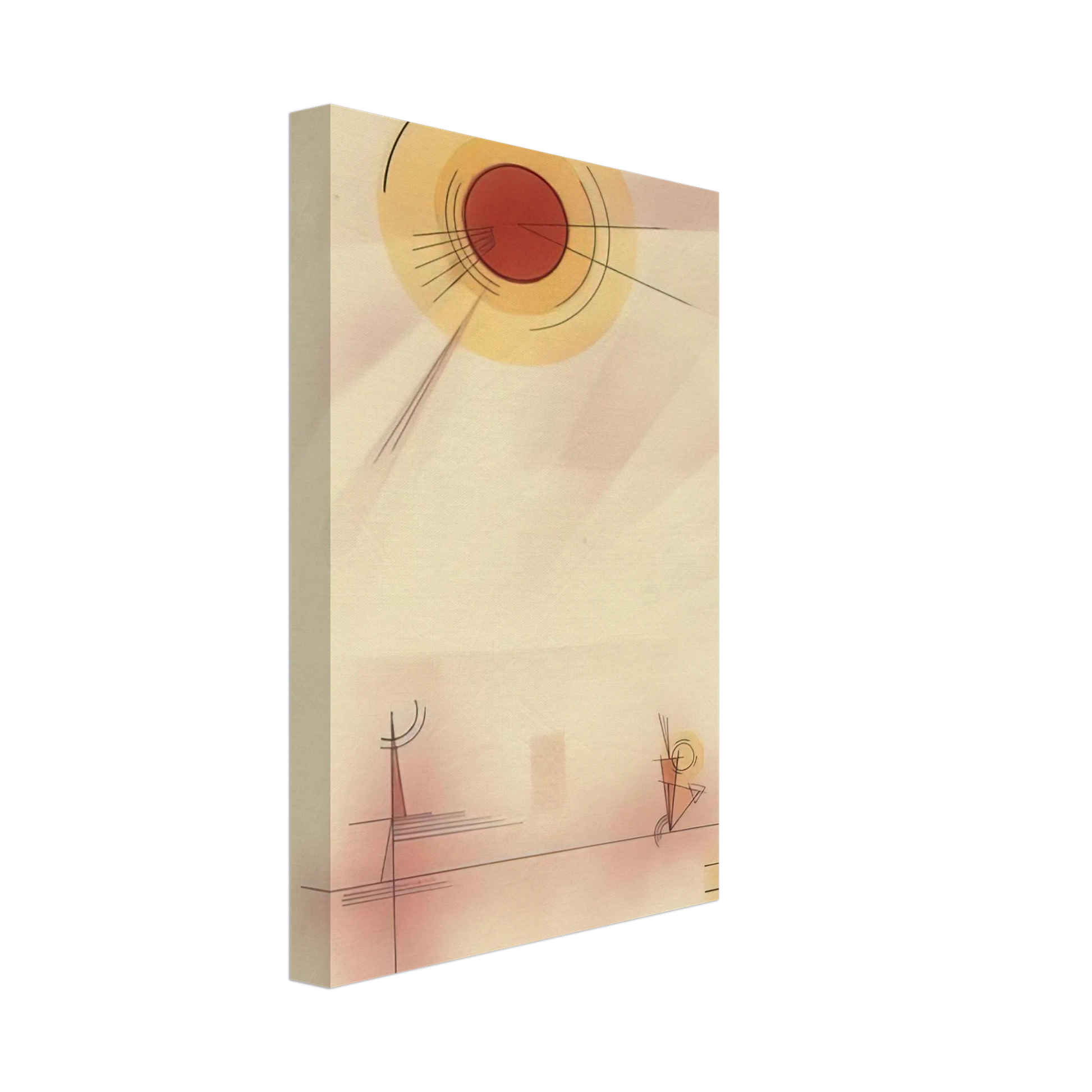 Wassily Kandinsky - STRAHLEN 1929 Canvas - 40x60 cm / 16x24 inches-canvas