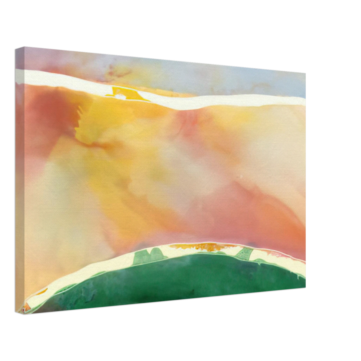 Ronnie Landfield - Bay Breeze - 1969 Canvas - 40x60 cm / 16x24 inches-canvas