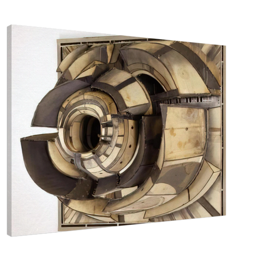 Lee Bontecou - UNTITLED 1962 Canvas - 20x30 cm / 8x12 inches-canvas