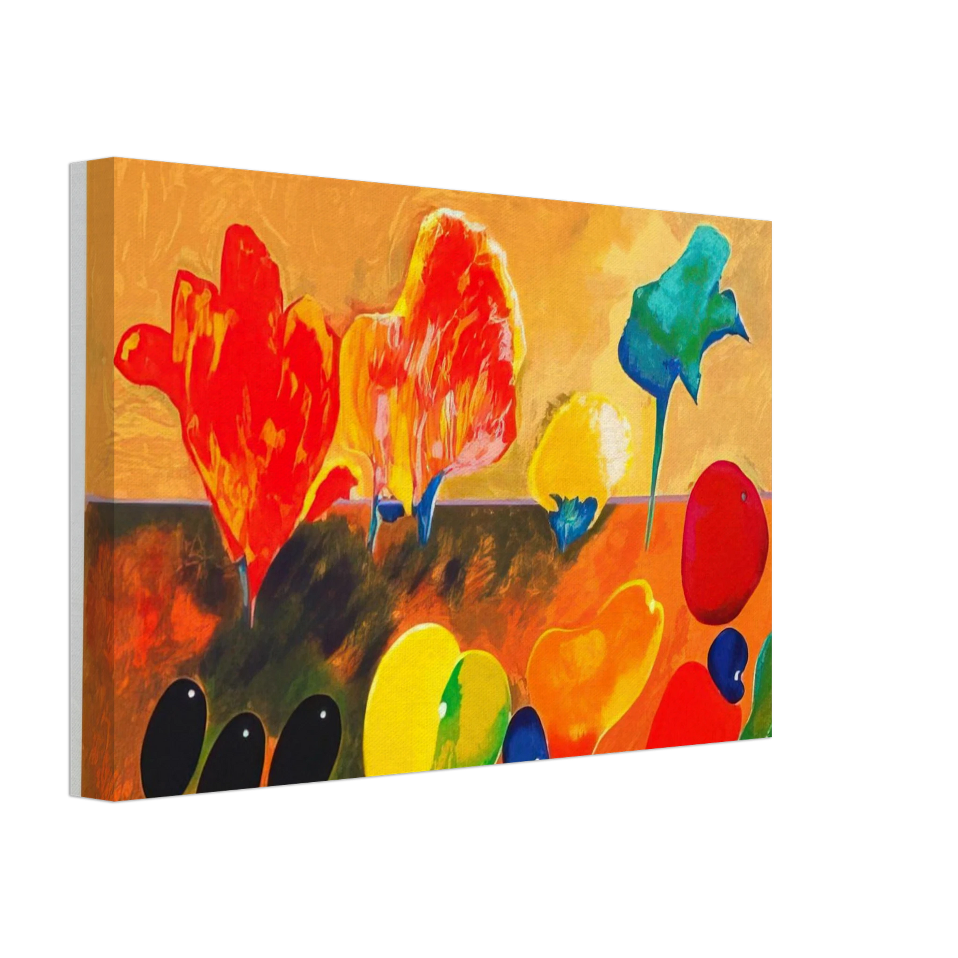 Aldemir Martins - Flores e Frutas - 2003 Canvas - 40x60 cm / 16x24 inches-canvas
