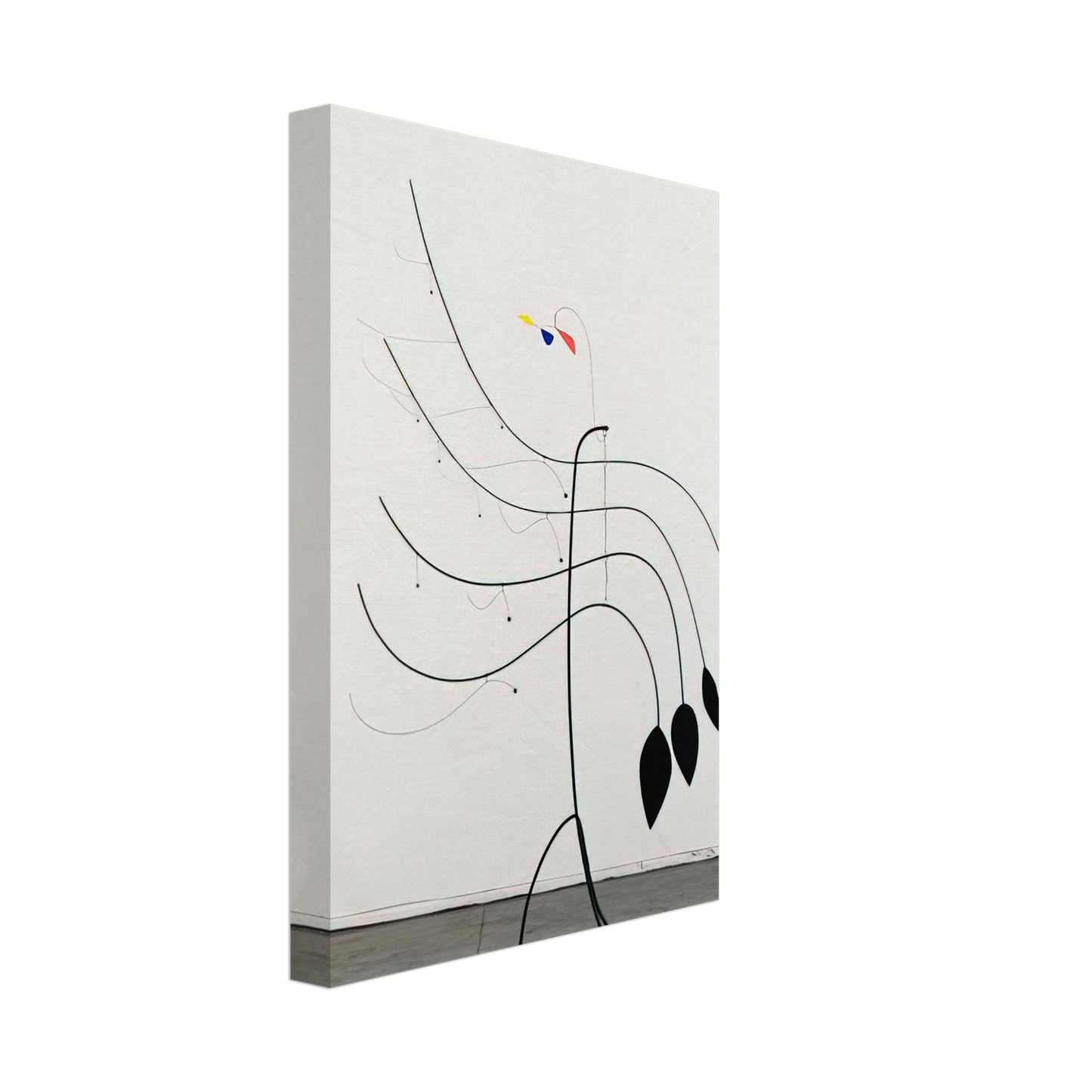 Alexander Calder - FOUR LEAVES AND THREE PETALS 1939 Canvas - 70x100 cm / 28x40 inches-canvas