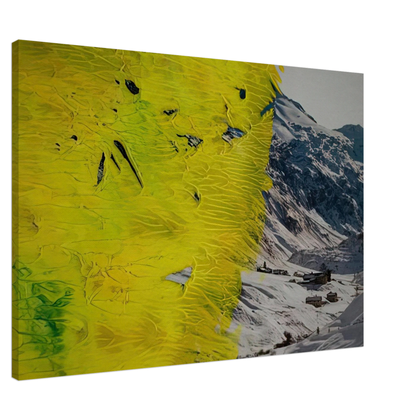 Gerhard Richter - 17 3 92 Canvas - 20x30 cm / 8x12 inches-canvas