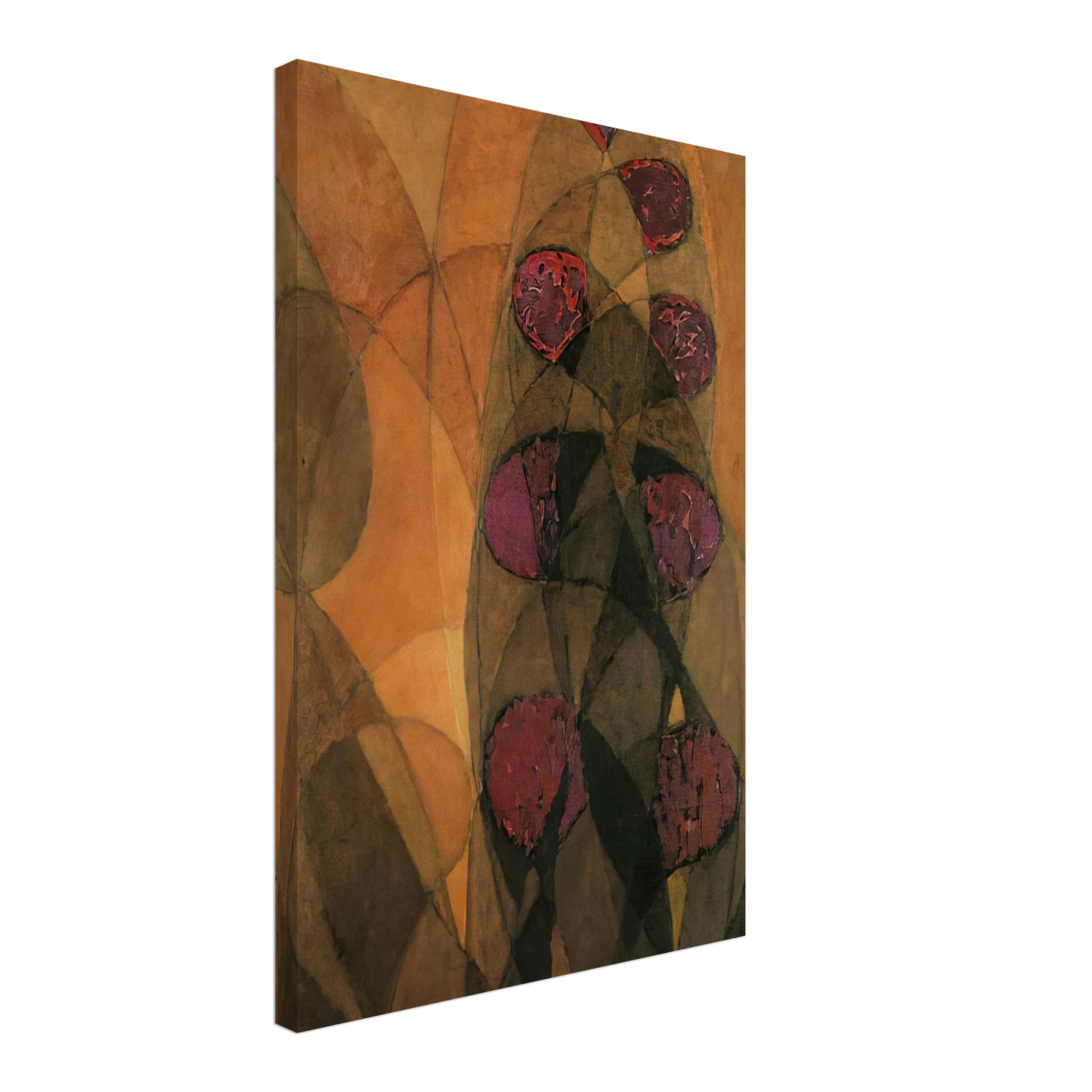 Frantisek Kupka - Warm Chromatics Canvas - 40x60 cm / 16x24 inches-canvas