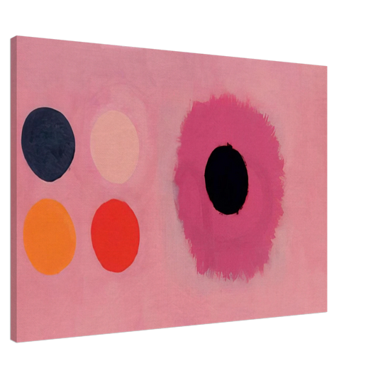 Adolph Gottlieb - Two Bars - 1964 Canvas - 20x30 cm / 8x12 inches-canvas