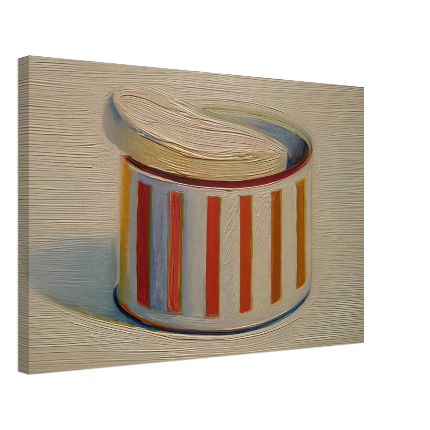 Wayne Thiebaud - Powder with Puff - 1966 Canvas - 40x60 cm / 16x24 inches-canvas