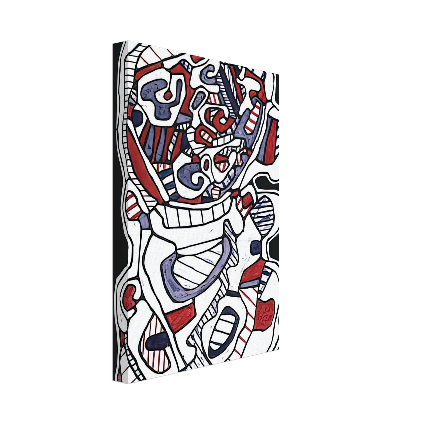 Jean Dubuffet - TEA VII Canvas - 40x60 cm / 16x24 inches-canvas