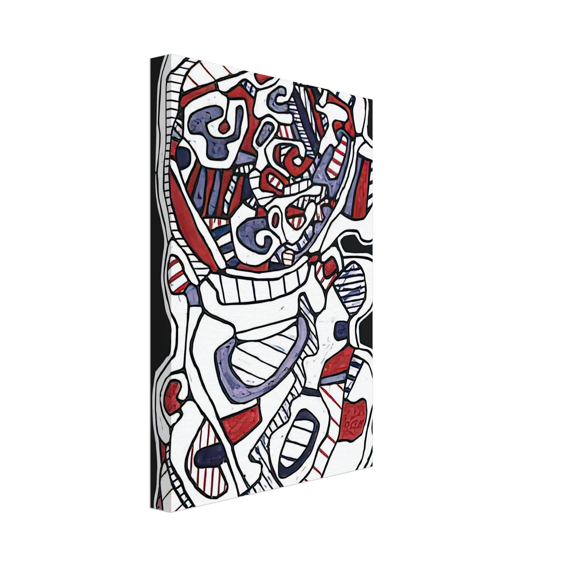 Jean Dubuffet - TEA VII Canvas - 40x60 cm / 16x24 inches-canvas