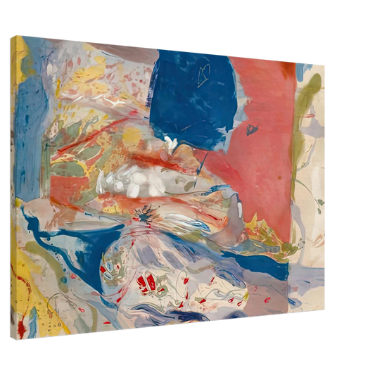 Helen Frankenthaler - Lorelei, 1957- Canvas - 20x30 cm / 8x12 inches-canvas