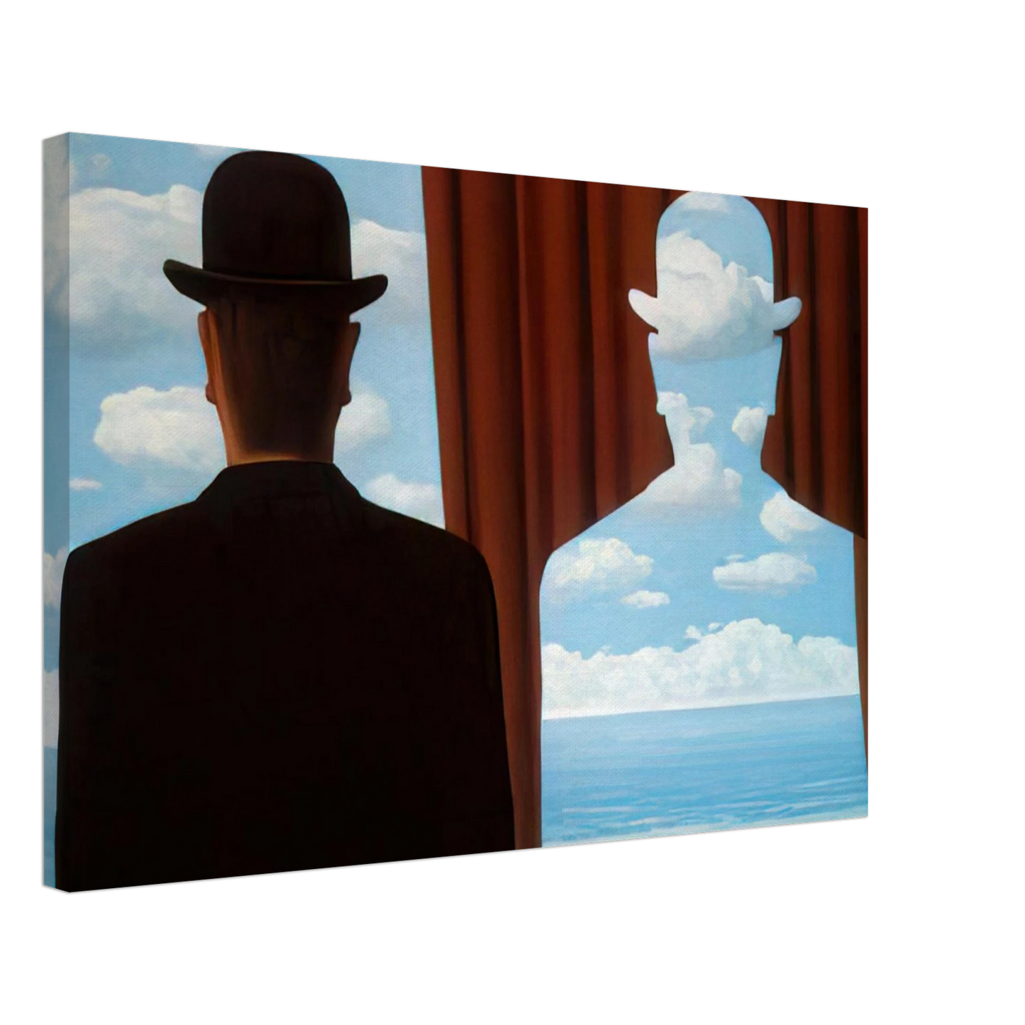Rene Magritte - DECALCOMANIA 1966 Canvas - 70x100 cm / 28x40 inches-canvas