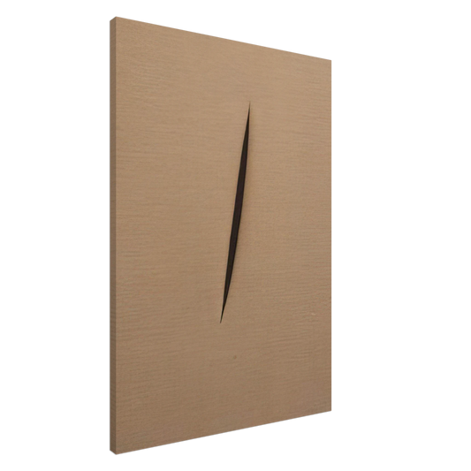 Lucio Fontana - Concept Spatiale - 1960 Canvas - 20x30 cm / 8x12 inches-canvas