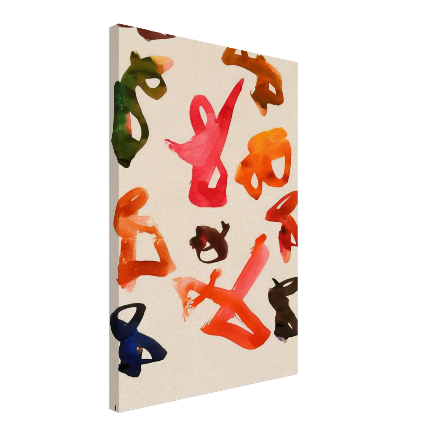 William Saroyan - # 1 NYC - 1970 Canvas - 40x60 cm / 16x24 inches-canvas