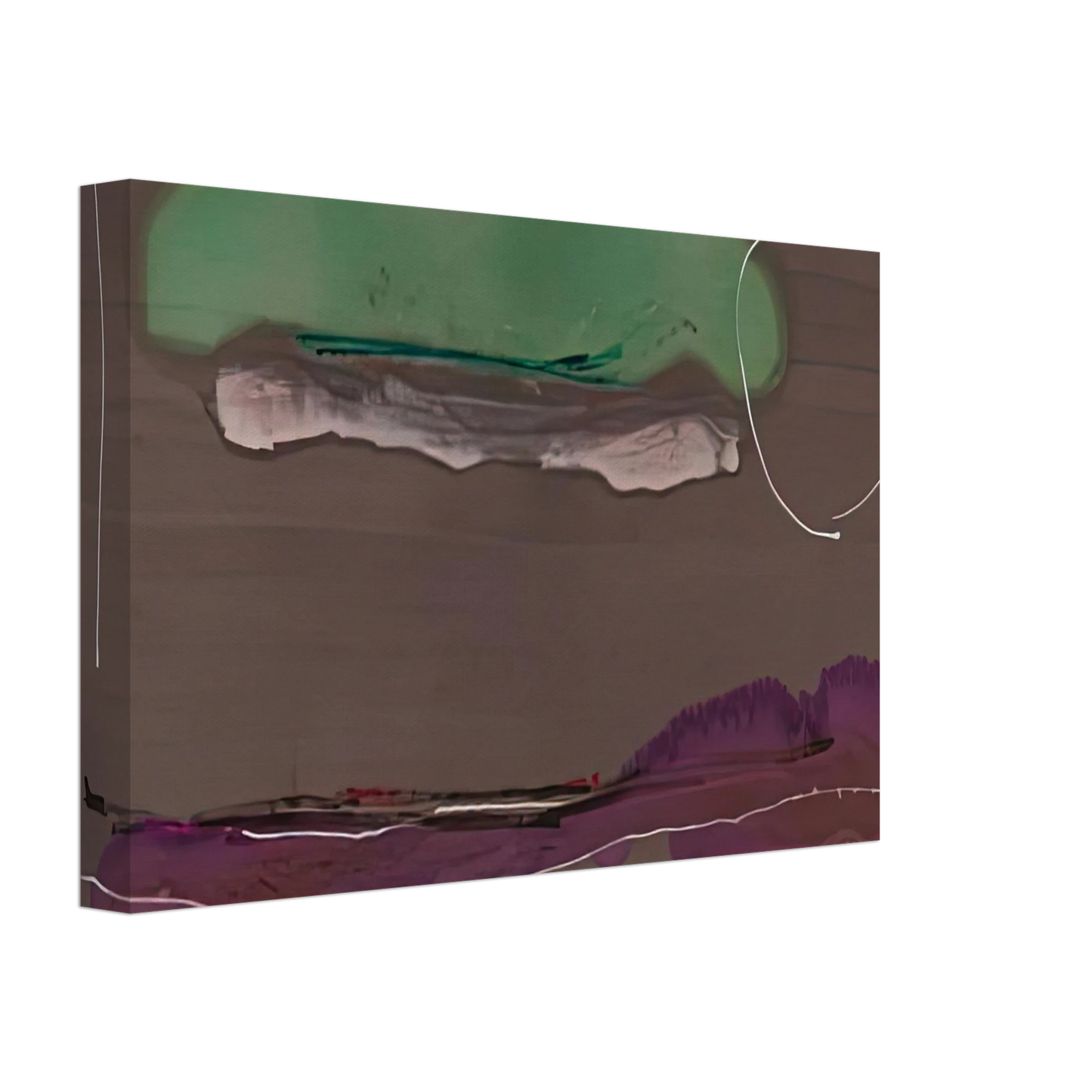 Helen Frankenthaler - Madrid, 1984- Canvas - 40x60 cm / 16x24 inches-canvas