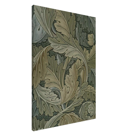 William Morris - ACANTHUS WALLPAPER 1875 Canvas - 20x30 cm / 8x12 inches-canvas