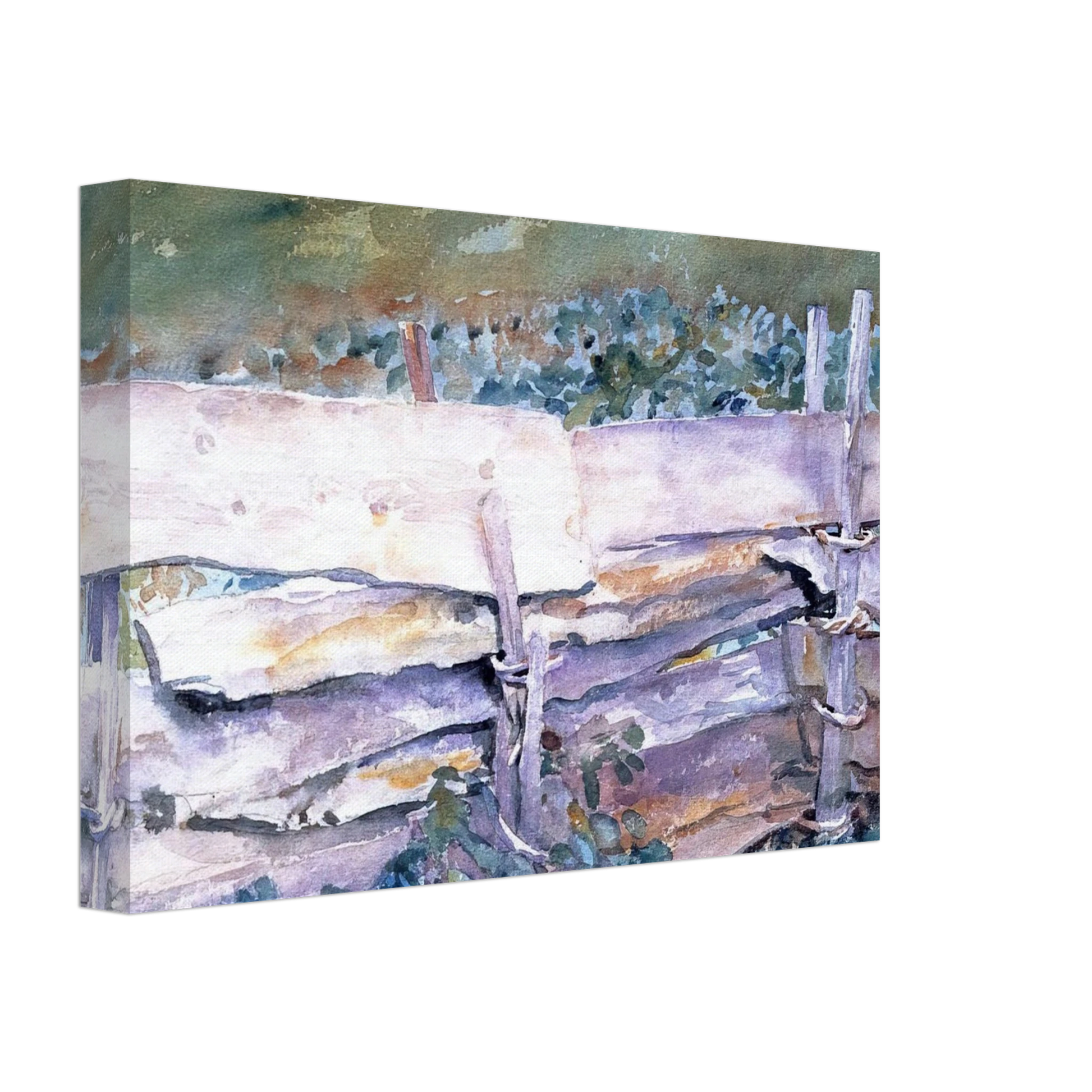 John Singer Sargent - The Fence Canvas - 40x60 cm / 16x24 inches-canvas