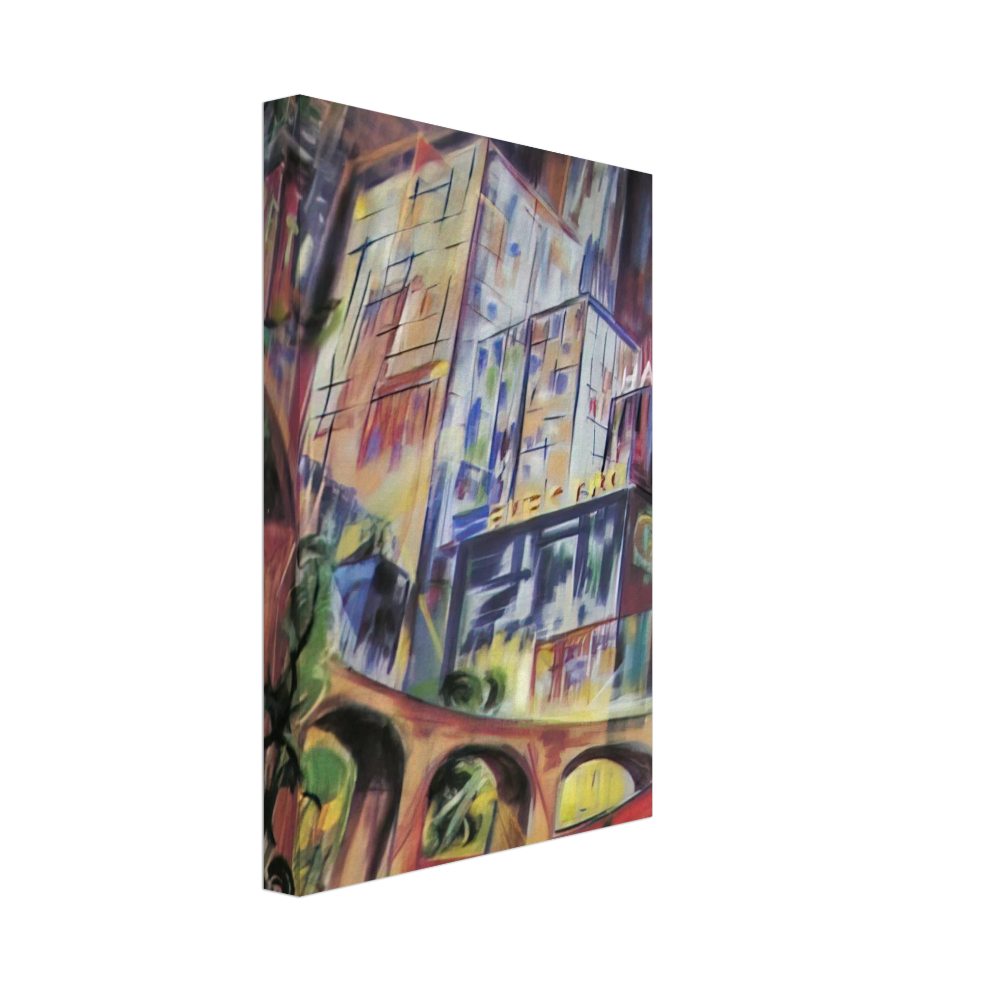 Konrad Zuse - Untitled - Expressionism Canvas - 70x100 cm / 28x40 inches-canvas