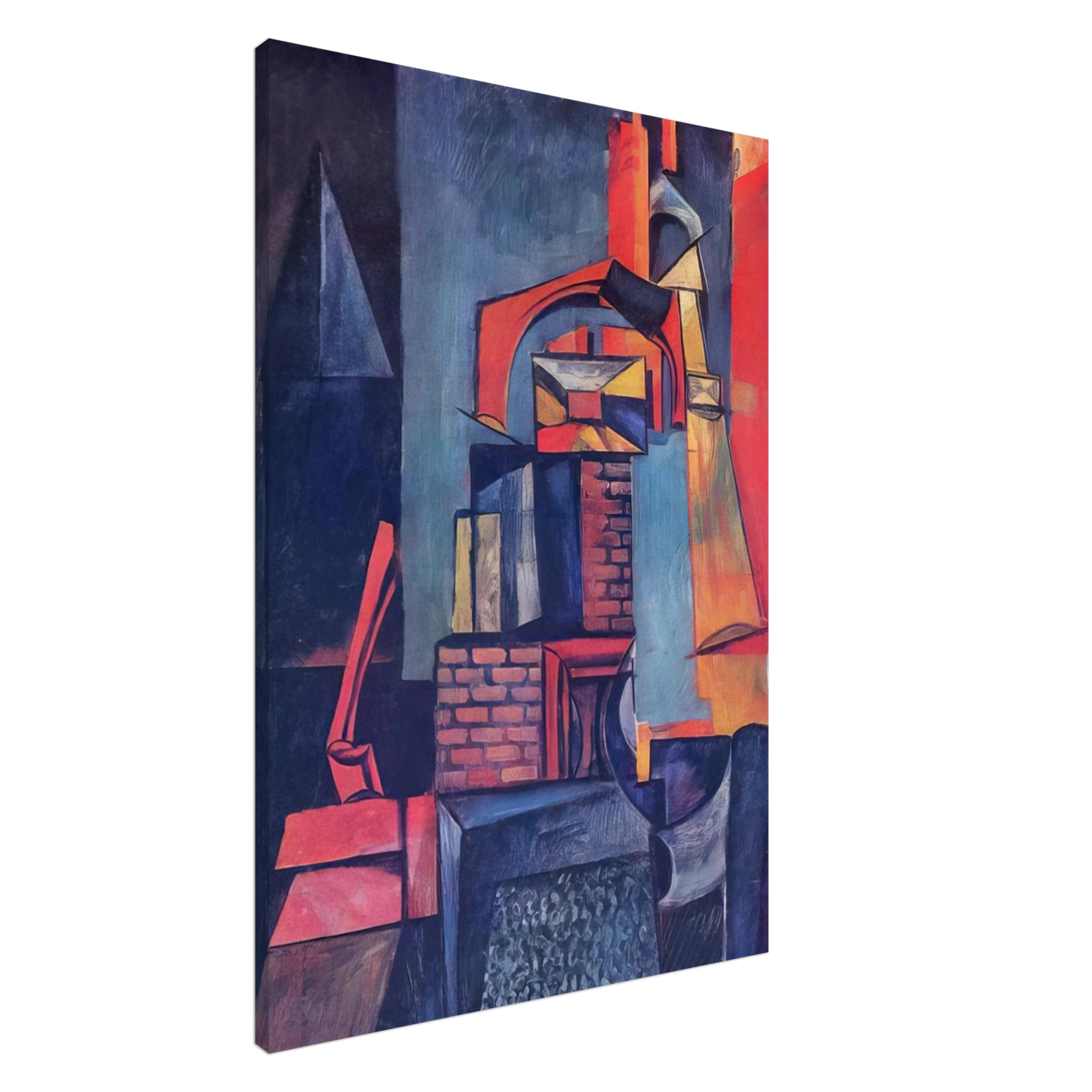 Max Ernst - Towers Canvas - 20x30 cm / 8x12 inches-canvas