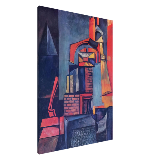 Max Ernst - Towers Canvas - 20x30 cm / 8x12 inches-canvas