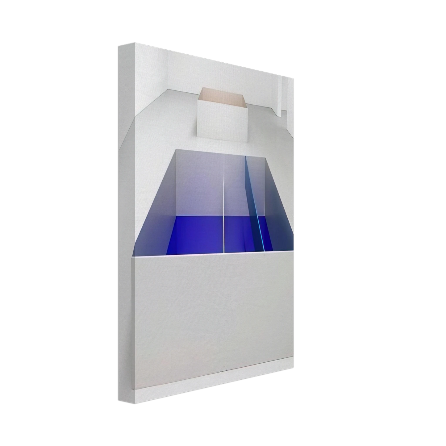 Donald Judd - Untitled 89-6 Menziken - 1989 Canvas - 40x60 cm / 16x24 inches-canvas