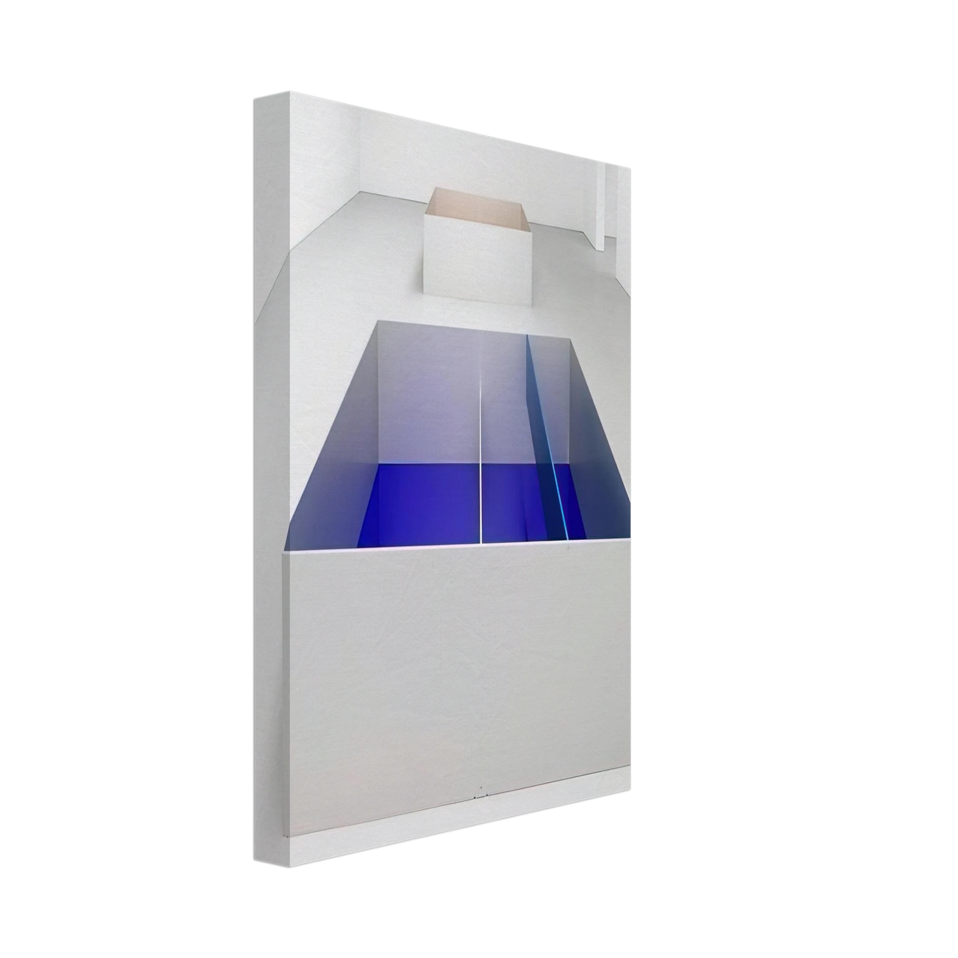 Donald Judd - Untitled 89-6 Menziken - 1989 Canvas - 40x60 cm / 16x24 inches-canvas