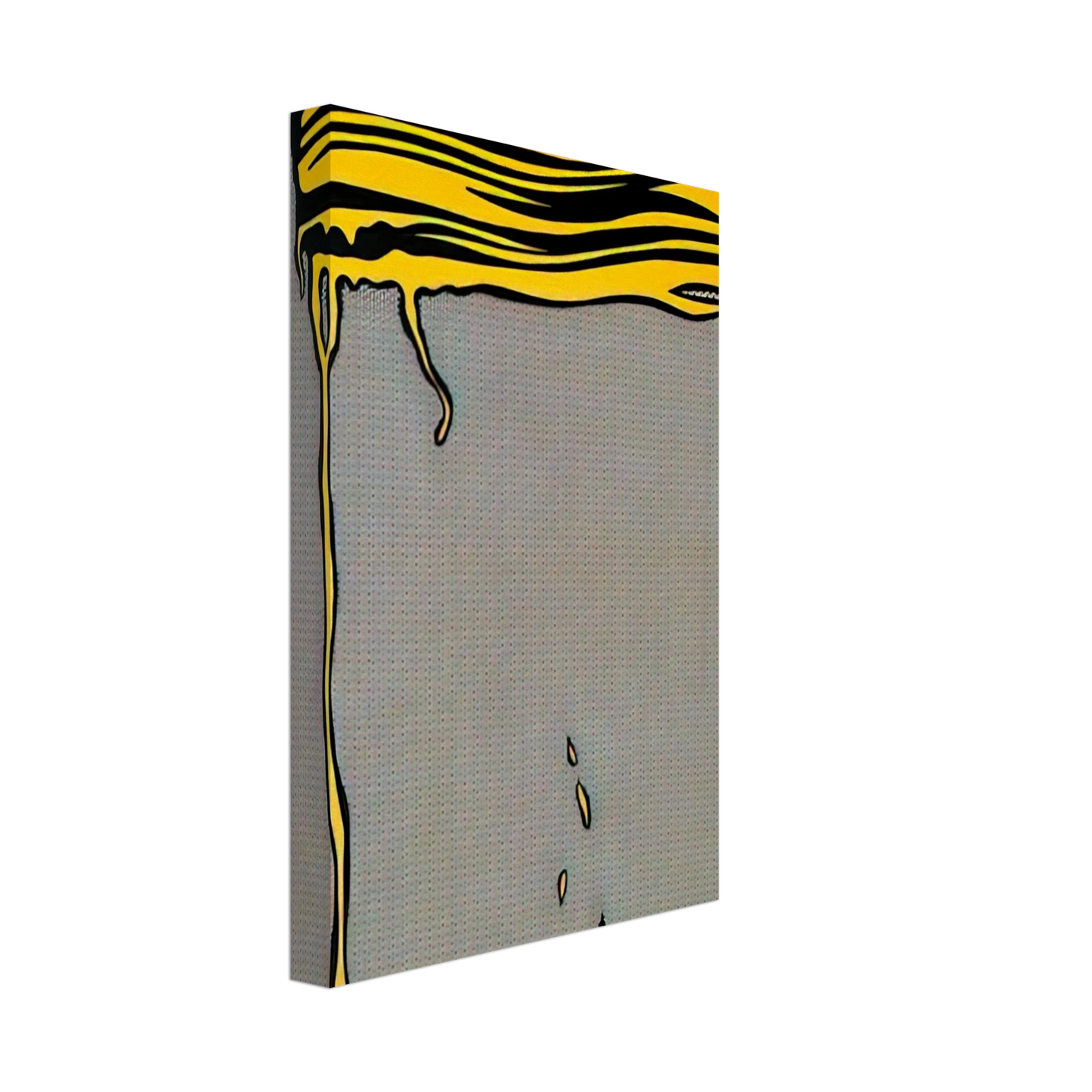 Roy Lichtenstein - YELLOW BRUSHSTROKE I 1965 Canvas - 40x60 cm / 16x24 inches-canvas