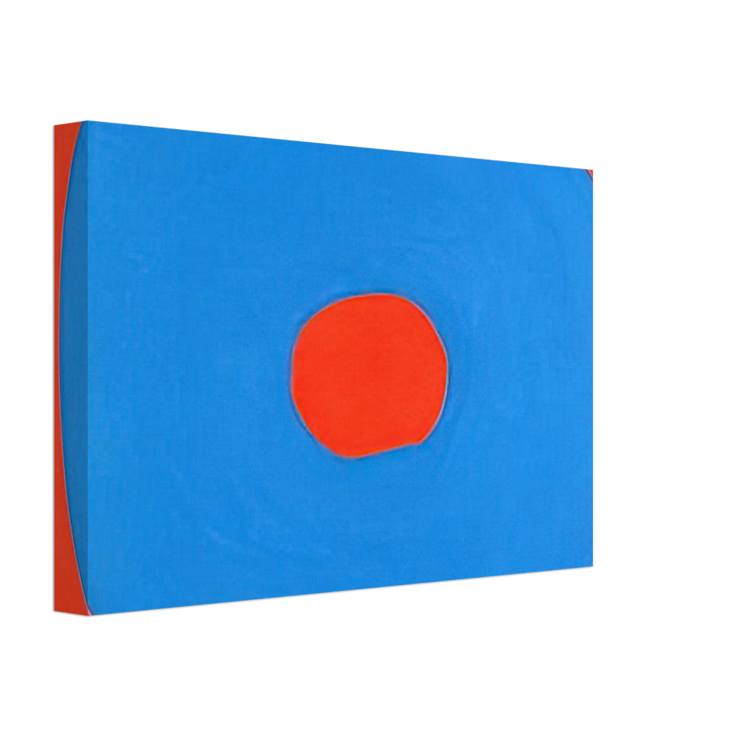 Jiro Yoshihara - Circle - 1971 Canvas - 70x100 cm / 28x40 inches-canvas