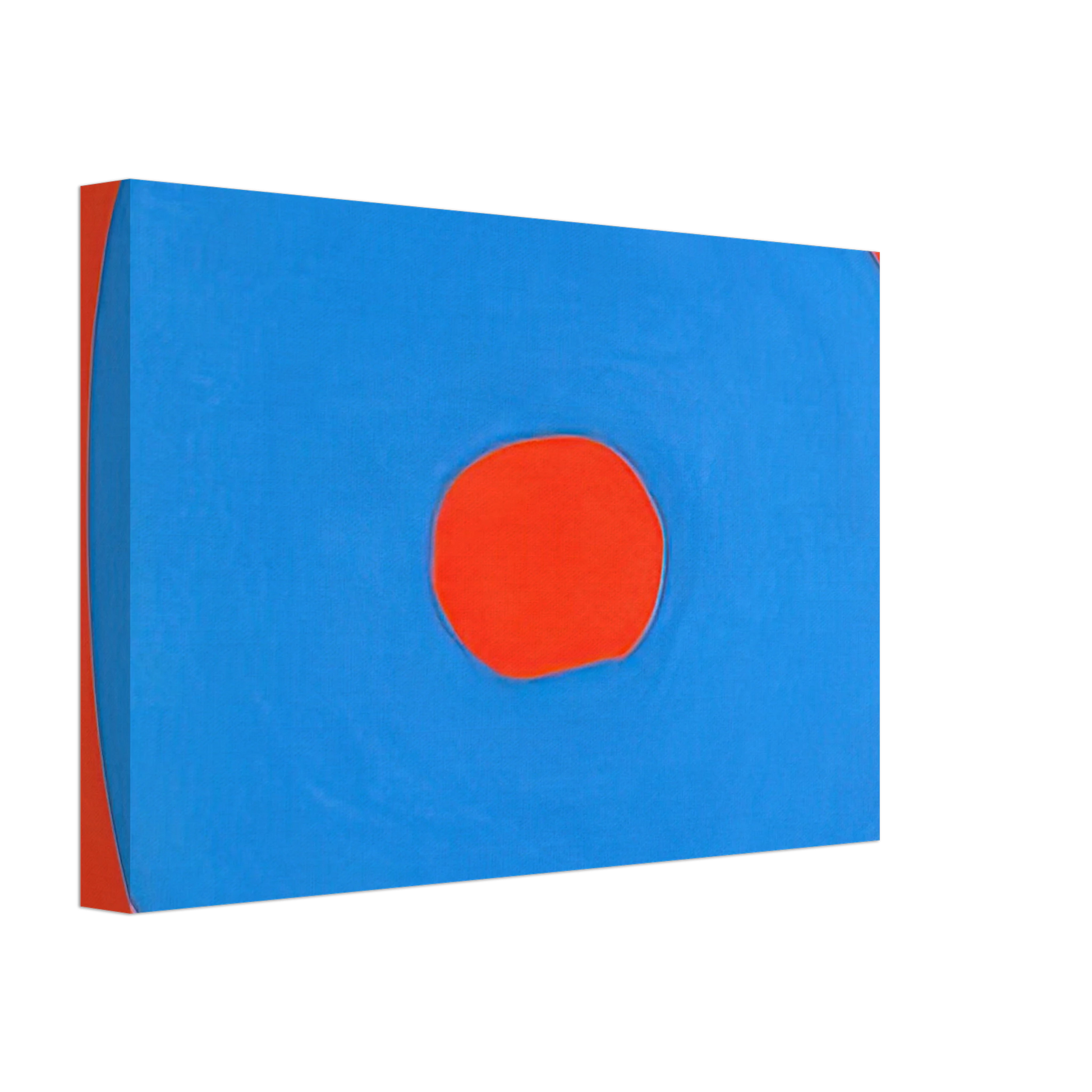 Jiro Yoshihara - Circle - 1971 Canvas - 70x100 cm / 28x40 inches-canvas