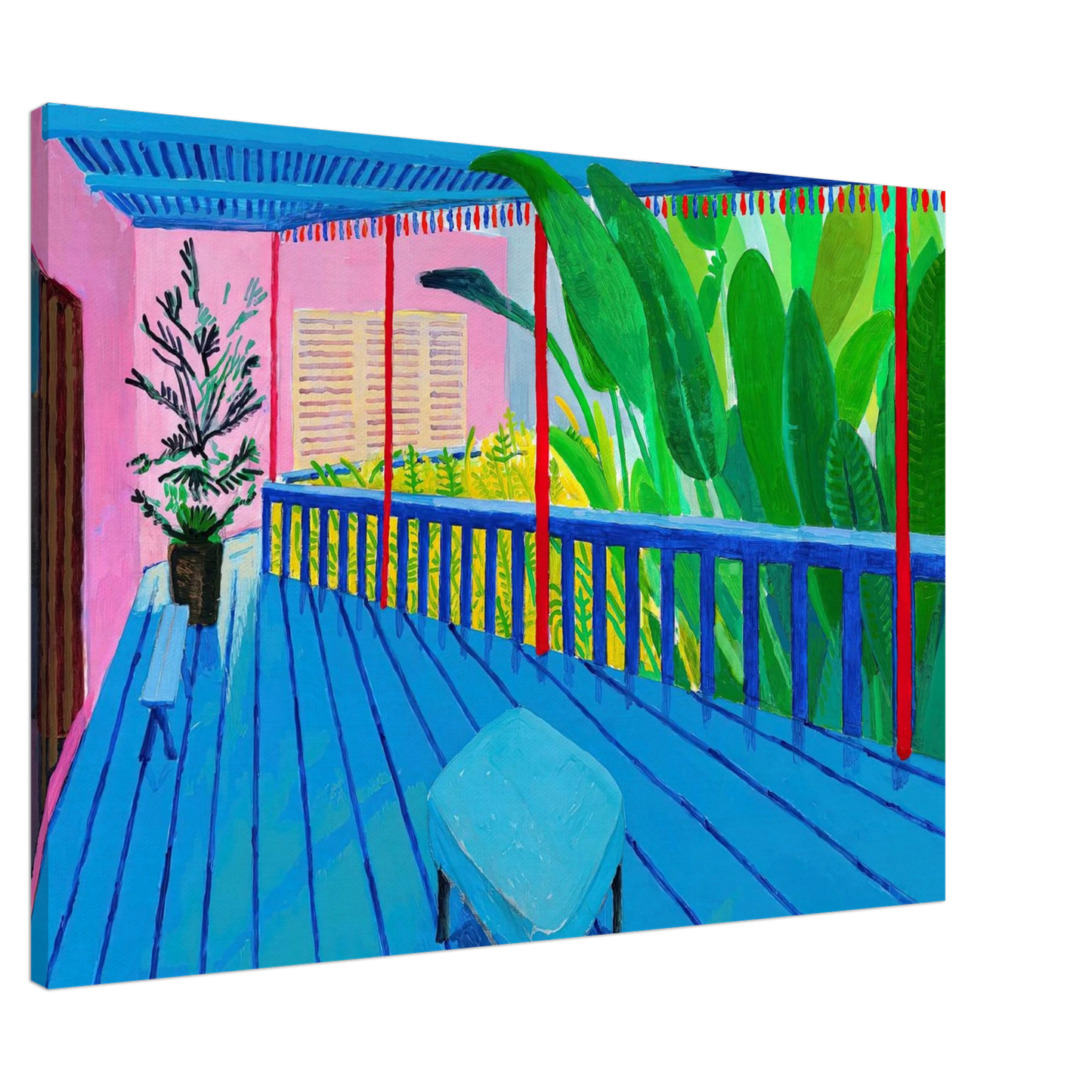 David Hockney - David Hockney Canvas - 20x30 cm / 8x12 inches-canvas