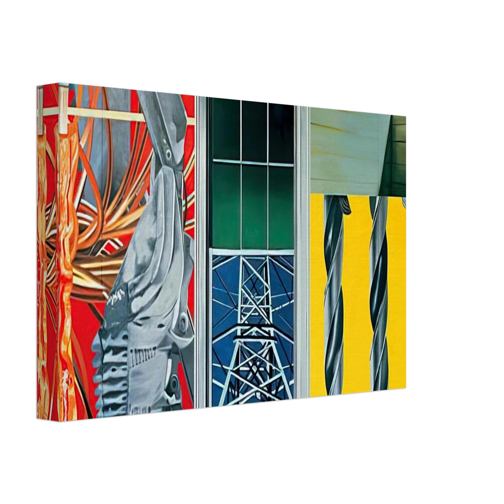 James Rosenquist - Industrial Cottage Canvas - 40x60 cm / 16x24 inches-canvas