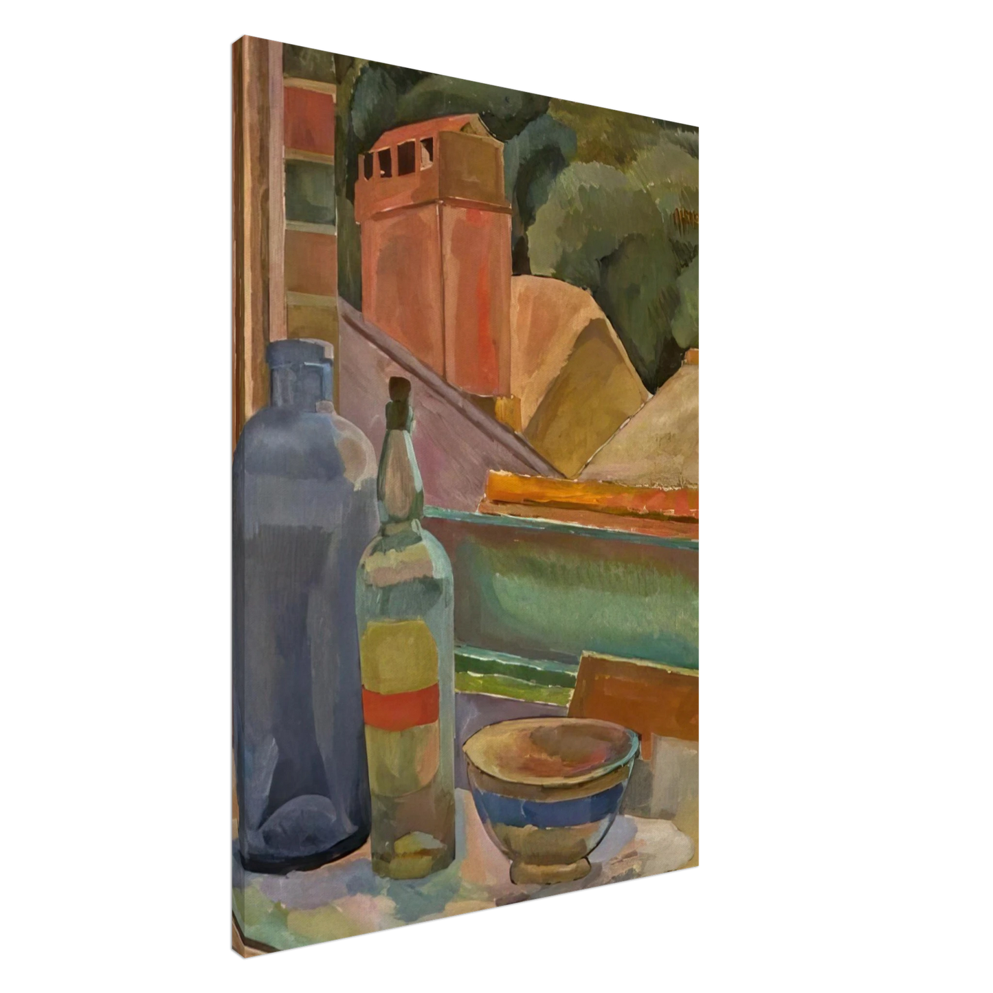 Vanessa Bell - WINDOW STILL LIFE 1915 Canvas - 20x30 cm / 8x12 inches-canvas