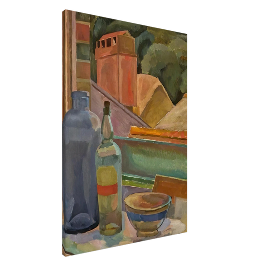 Vanessa Bell - WINDOW STILL LIFE 1915 Canvas - 20x30 cm / 8x12 inches-canvas