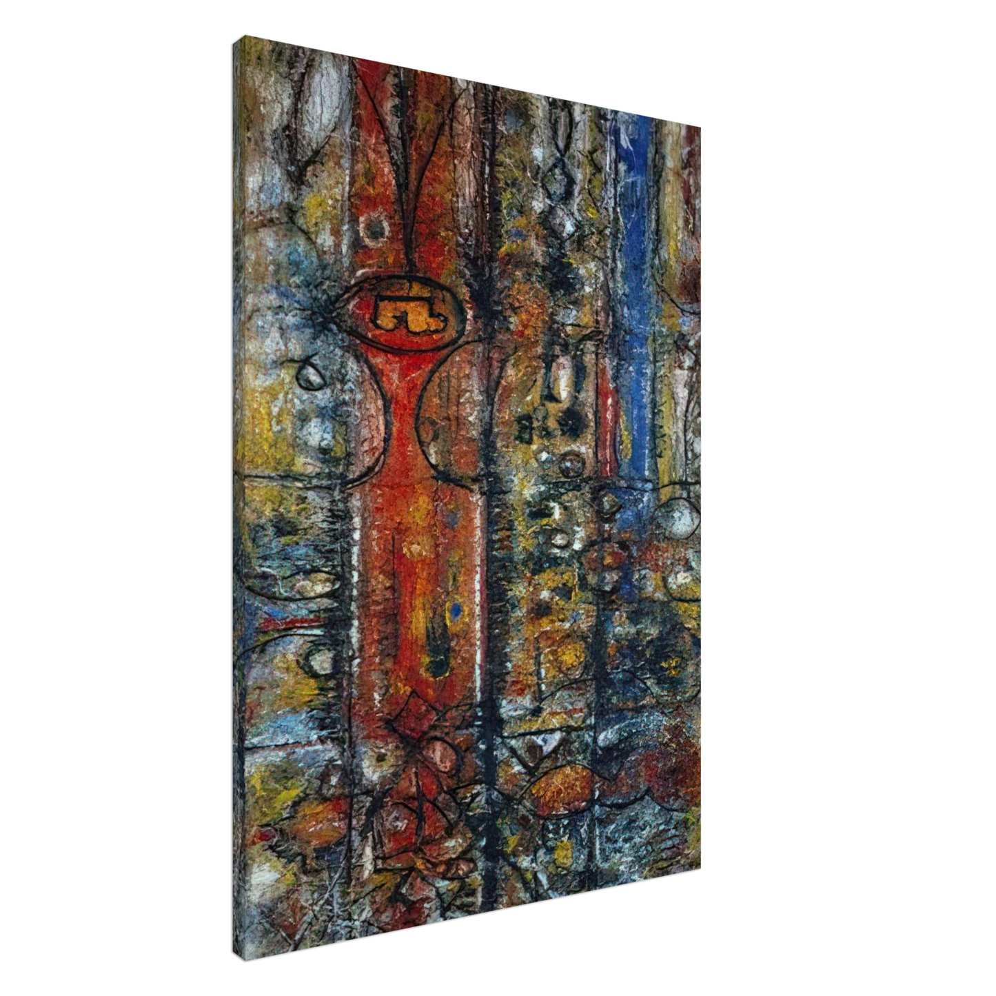 Richard Pousette-Dart - The Magnificent Canvas - 20x30 cm / 8x12 inches-canvas