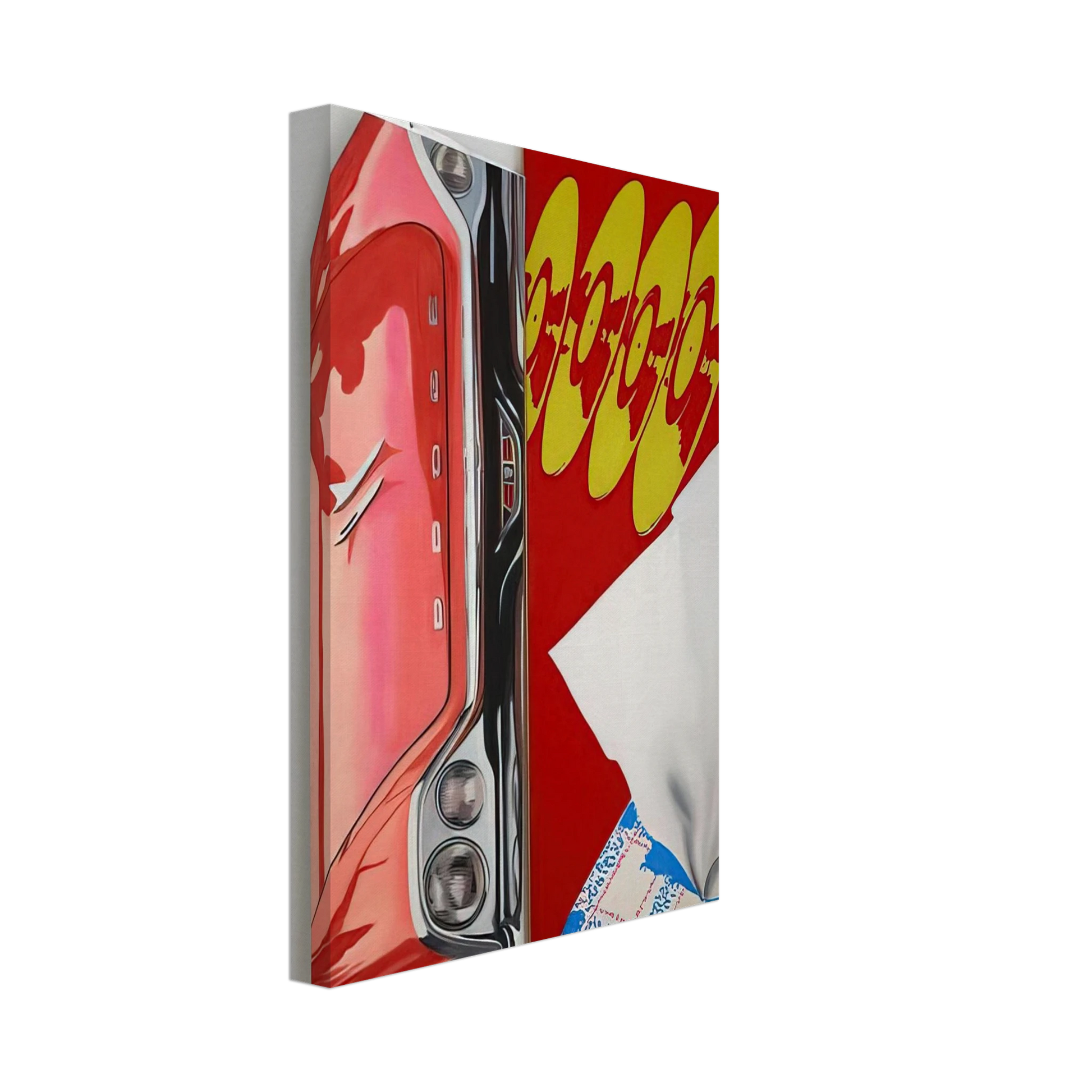 James Rosenquist - Disks Canvas - 40x60 cm / 16x24 inches-canvas