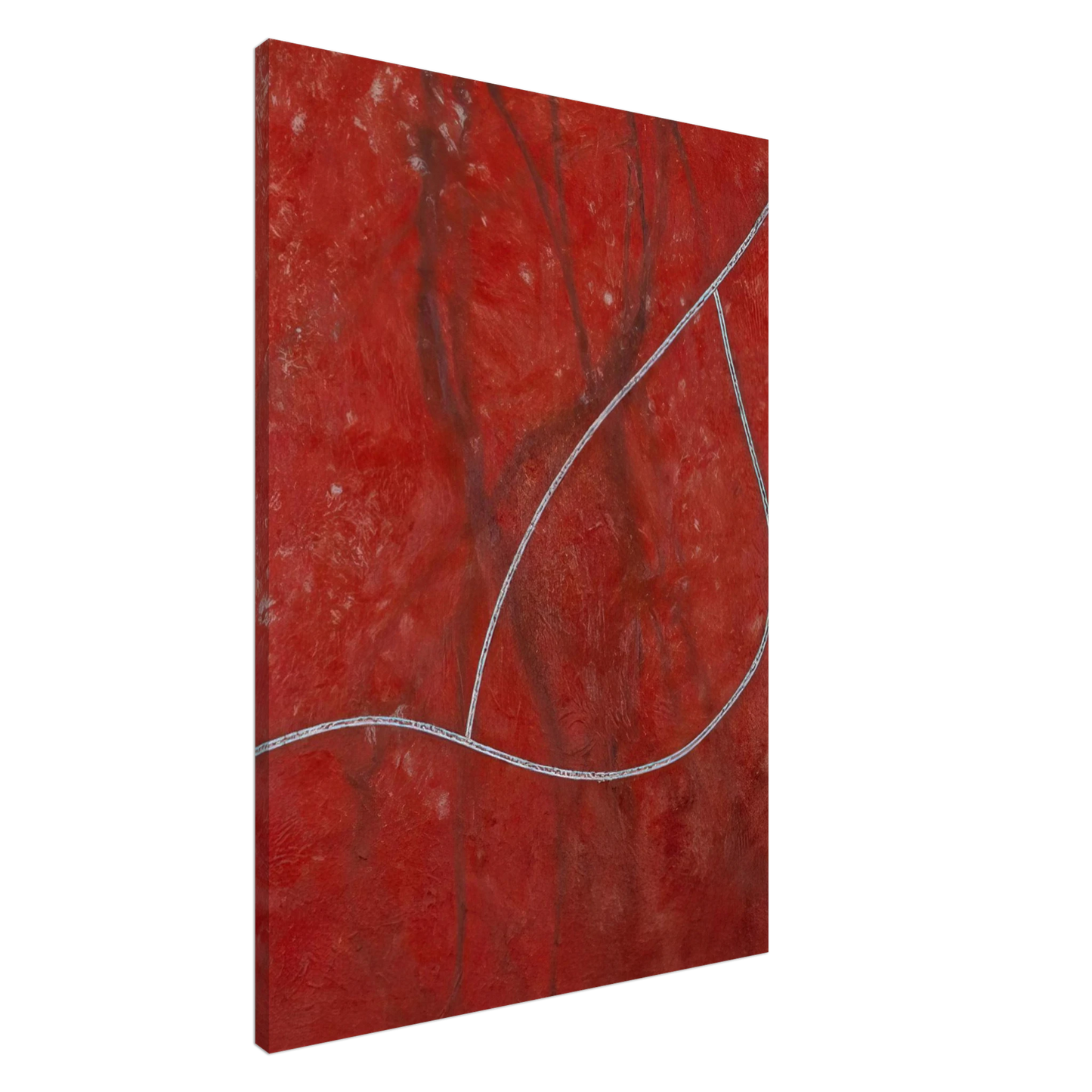 Donald Judd - Untitled - 1960 Canvas - 20x30 cm / 8x12 inches-canvas