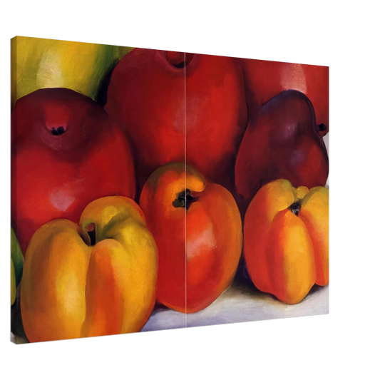 Georgia O'Keeffe - Apple Family Canvas - 20x30 cm / 8x12 inches-canvas