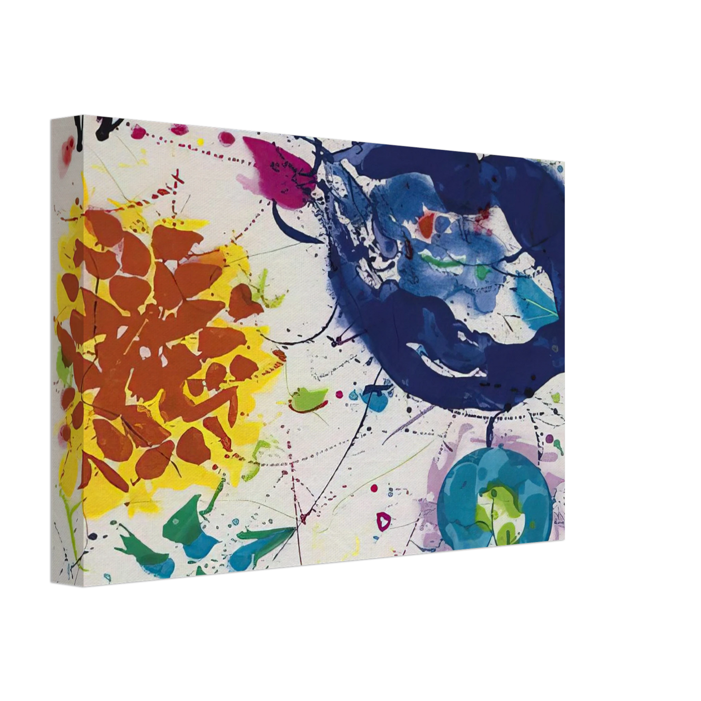 Sam Francis - Senza Titolo III Canvas - 40x60 cm / 16x24 inches-canvas