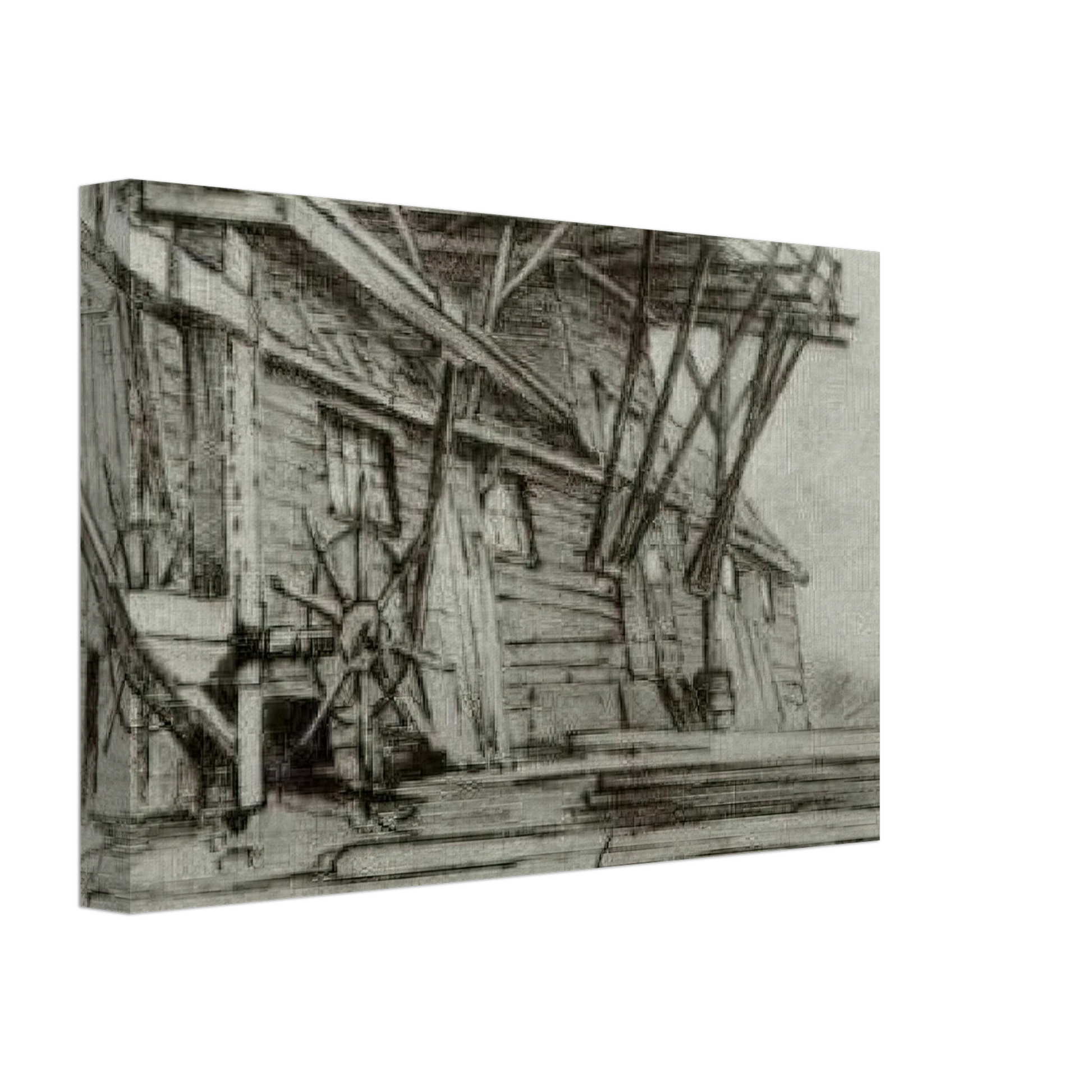 Vincent van Gogh - Saw Mill Canvas - 70x100 cm / 28x40 inches-canvas