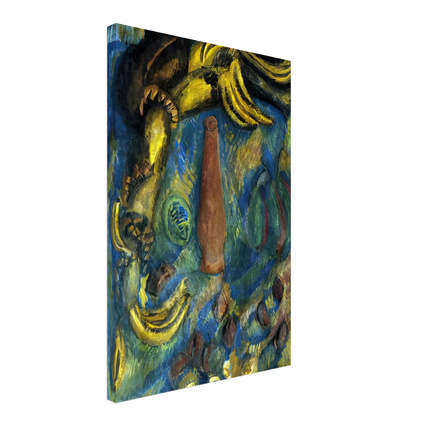 Raoul Dufy - STILL LIFE WITH BANANAS 1909 Canvas - 70x100 cm / 28x40 inches-canvas