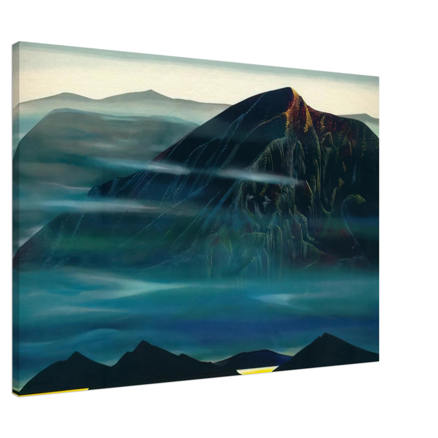 Eyvind Earle - Santa Fe Trail new Serigrap Canvas - 20x30 cm / 8x12 inches-canvas